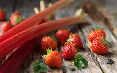 Strawberry-Rhubarb Shrub